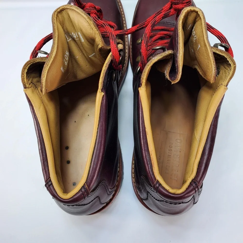 Oak‎ Street Bootmakers Summit Boot Red Chromexcel Size 10.5 FACTORY SECONDS